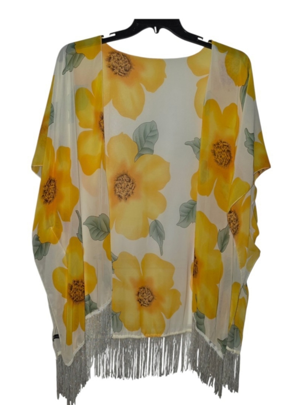 Sax Short Sleeve Floral Duster Size OSFM